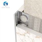 Srebrni metalni rubni ukras